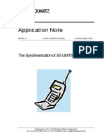 Application Note: The Synchronization of 3G UMTS Networks