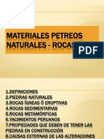 Materiales Petreos y Aglomerantes