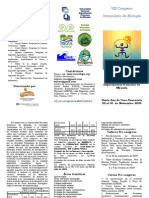 Triptico Congreso de Ecología