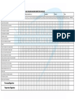 Daily Welding Machine Inspection Checklist