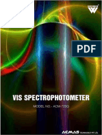 VIS Spectrophotometer 723G