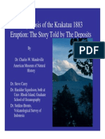 A Synopsis of The Krakatau 1883 Eruption: The Story Told by The Deposits