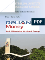 Kevin Martis Reliance Securities