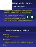 Oral Manifestations of HIV and Its Management