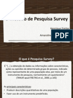 O Método de Pesquisa Survey