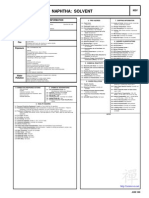 Naphtha: Solvent: Cautionary Response Information