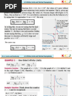 2.5 Infinite Limits and Vertical Asymptotes