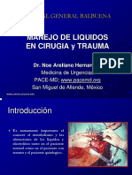 Líquidos en Cirugía y Trauma