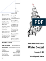 Norwin MS Orchestra Program Winter 2012