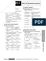 Unit 11: Grammar Practice