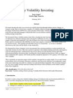 Easy Volatility Investing Abstract