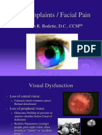 1 Eye Complaints and Facial Pain SU12