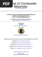 A General Theory of Strength For Anisotropic Materials