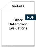  Client Satisfaction Evaluations