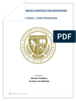 Term Paper - Value Engineering