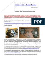 A Practical Guide To Free Energy' Devices: Replication of Stanley Meyer's Demonstration Electrolyser