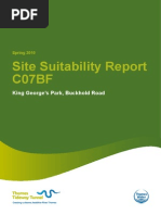 Site Suitability Report C07BF: King George's Park, Buckhold Road