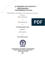 Final Thesis Process Modeling Simulation and Control of Multi Component Batch Distillation