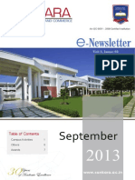 E-Newsletter, September-2013 Vol-1, Issue-3