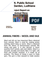 Animal Fibers - Wool and Silk