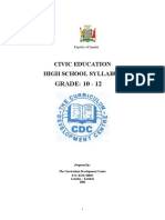 Civic Education Syllabus Grade 10-12