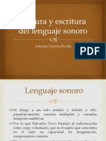 Lectura y Escritura Del Lenguaje Sonoro de Antonio Noyola Rocha