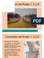 Proyecto Concesión Rutas 1, 2, y 6