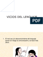 Vicios de Lenguaje