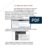 Reparer Un Disque Dur Passe en RAW