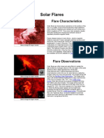 Solar Flares: Flare Characteristics