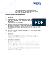 Mounting - Servicing - Indication Adjustment