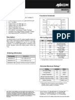 RF Power Amplifier Ic For 2.5 GHZ Ism Ma02303Gj V7: Features Functional Schematic