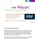 Pharm Phlash! Pharmacology Flash Cards