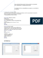 Tabla de Multiplicar en Visual Basic 6.0