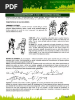 Ficha - Transporte de Heridos - Sin Camilla v01