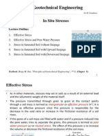 CE 353 Geotechnical Engineering: in Situ Stresses