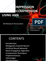 Image Compression and Decompression Using Ann