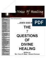 Divine Healing Questions PDF