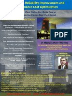 Power Plant Reliability and Maintenance Cost Online Course Brochure PDF