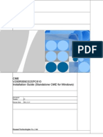 CME V200R009C02SPC610 Installation Guide (Standalone CME For Windows)