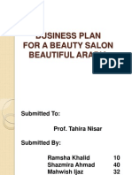 Business Plan For A Beauty Salon