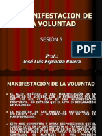 Sesión+5 LA+MANIFESTACION+DE+LA+VOLUNTAD