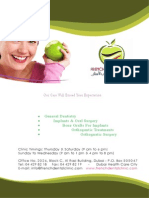 French Dental Clinic Flyer