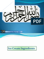 Ingredients of Ice Cream