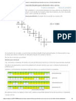 Macete Dos Alunos II - Conversão Binária para Decimal e Vice-Versa