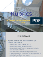 Creating Rubrics