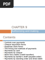 Chapter 9 - Authorizing and Making Payments