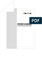 Orga Manual Ym 718