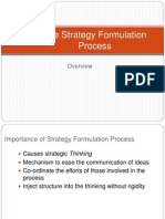 Strategy Formulation