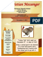 The Christian Messenger: November 3, 2013